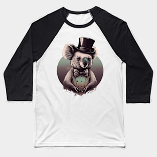 Koala with top hat Baseball T-Shirt